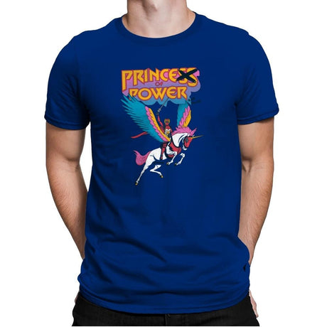 Prince of Power Exclusive - Mens Premium T-Shirts RIPT Apparel Small / Royal
