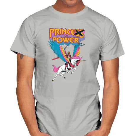 Prince of Power Exclusive - Mens T-Shirts RIPT Apparel Small / Ice Grey