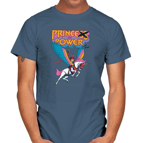 Prince of Power Exclusive - Mens T-Shirts RIPT Apparel Small / Indigo Blue