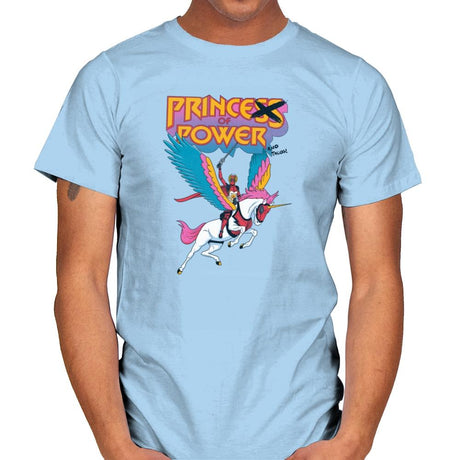 Prince of Power Exclusive - Mens T-Shirts RIPT Apparel Small / Light Blue