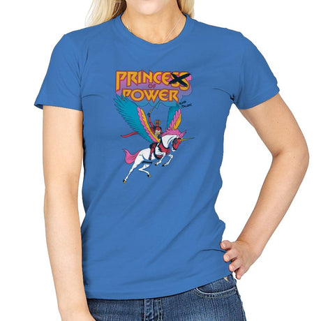 Prince of Power Exclusive - Womens T-Shirts RIPT Apparel Small / Iris