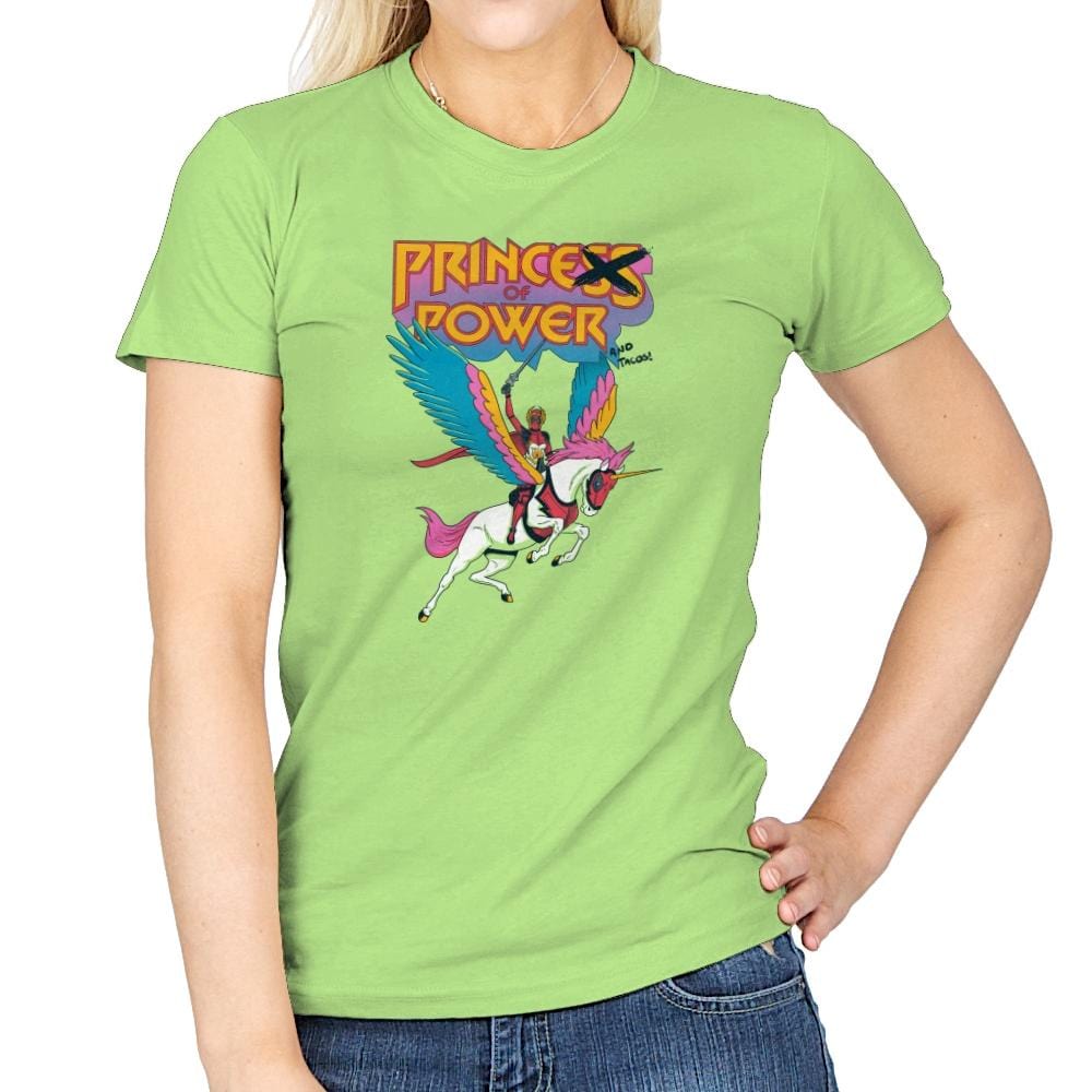 Prince of Power Exclusive - Womens T-Shirts RIPT Apparel Small / Mint Green