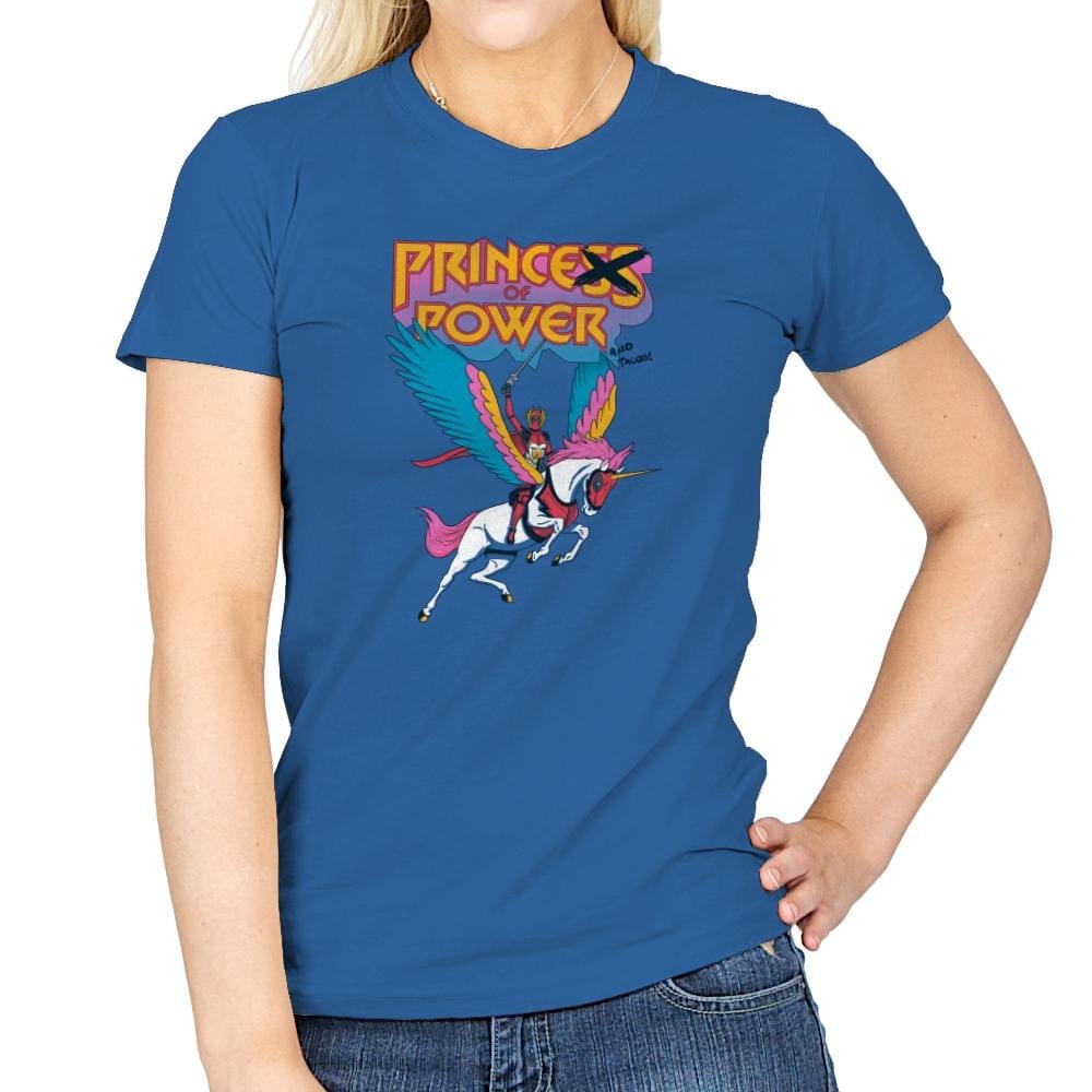 Prince of Power Exclusive - Womens T-Shirts RIPT Apparel Small / Royal