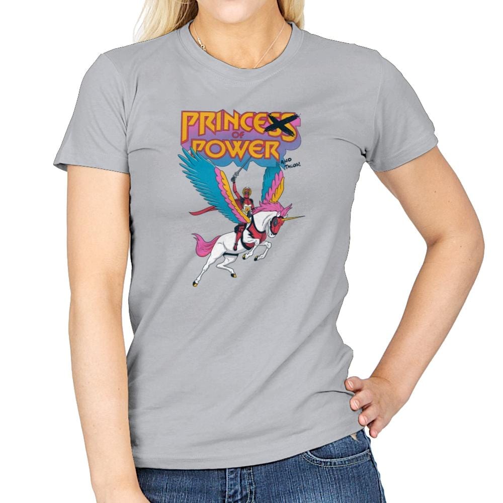 Prince of Power Exclusive - Womens T-Shirts RIPT Apparel Small / Sport Grey