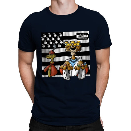 Princeonia - Mens Premium T-Shirts RIPT Apparel Small / Midnight Navy