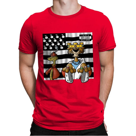 Princeonia - Mens Premium T-Shirts RIPT Apparel Small / Red