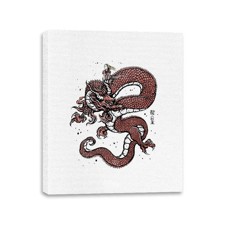 Princess of Dragons - Canvas Wraps Canvas Wraps RIPT Apparel 11x14 / White