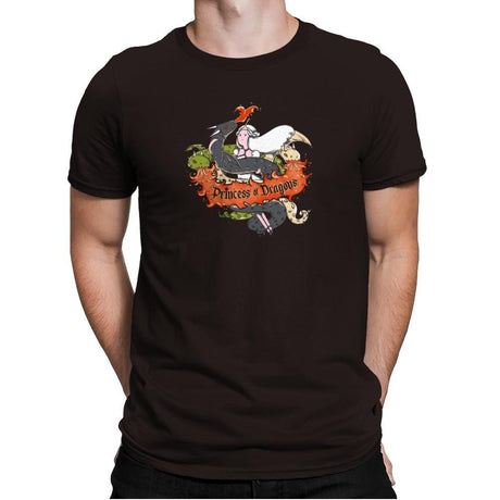 Princess of Dragons Exclusive - Mens Premium T-Shirts RIPT Apparel Small / Dark Chocolate