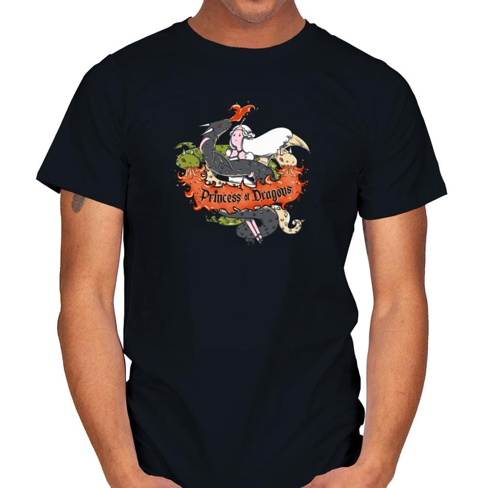 Princess of Dragons Exclusive - Mens T-Shirts RIPT Apparel Small / Black