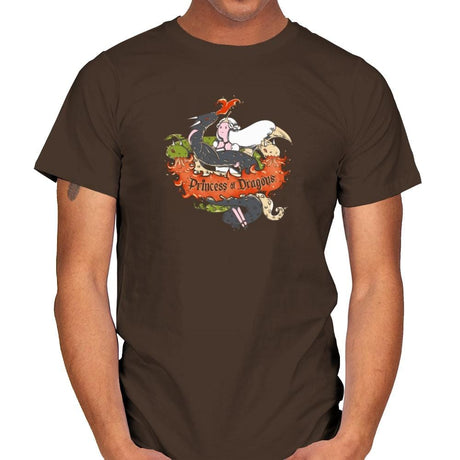 Princess of Dragons Exclusive - Mens T-Shirts RIPT Apparel Small / Dark Chocolate