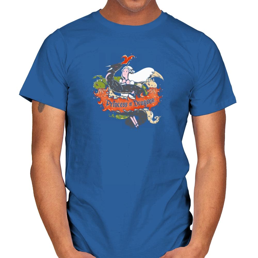 Princess of Dragons Exclusive - Mens T-Shirts RIPT Apparel Small / Royal