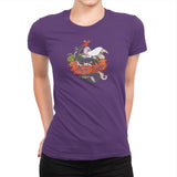 Princess of Dragons Exclusive - Womens Premium T-Shirts RIPT Apparel Small / Purple Rush