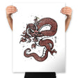 Princess of Dragons - Prints Posters RIPT Apparel 18x24 / White