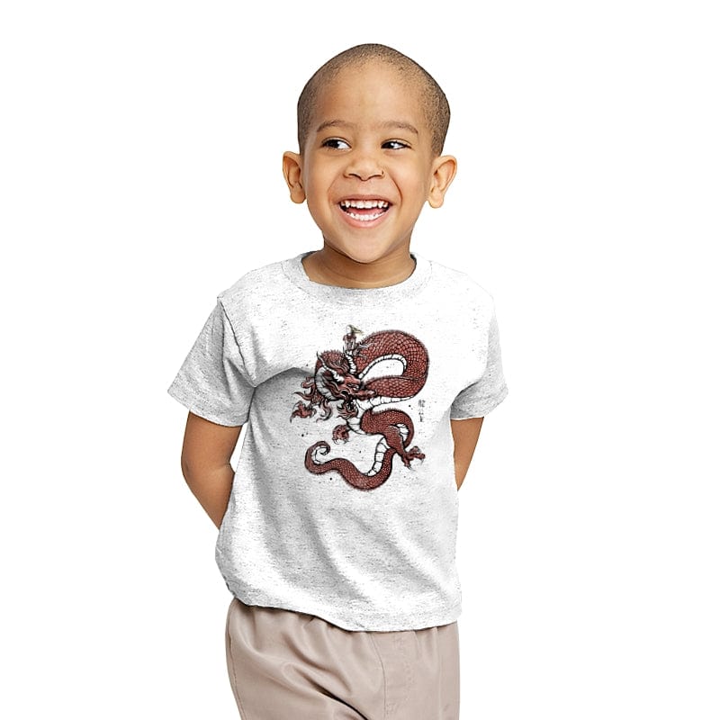 Princess of Dragons - Youth T-Shirts RIPT Apparel X-small / White