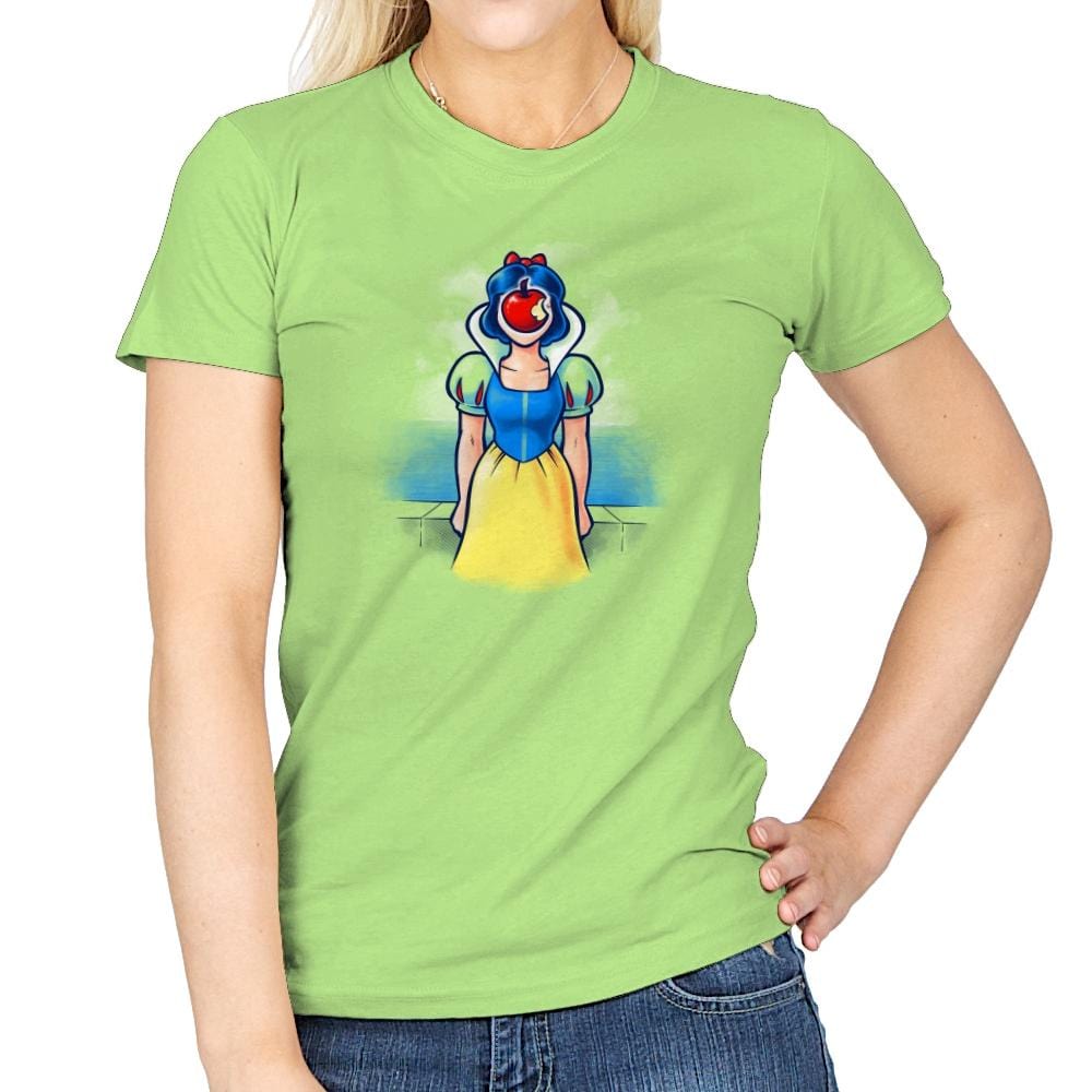 Princess of Man Exclusive - Womens T-Shirts RIPT Apparel Small / Mint Green