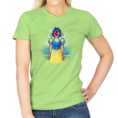 Princess of Man Exclusive - Womens T-Shirts RIPT Apparel Small / Mint Green