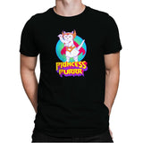 Princess of Purrr - Saturday Morning Tees - Mens Premium T-Shirts RIPT Apparel Small / Black