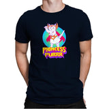 Princess of Purrr - Saturday Morning Tees - Mens Premium T-Shirts RIPT Apparel Small / Midnight Navy