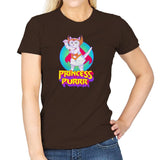 Princess of Purrr - Saturday Morning Tees - Womens T-Shirts RIPT Apparel Small / Dark Chocolate