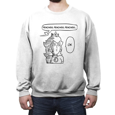 Princess OK - Crew Neck Sweatshirt Crew Neck Sweatshirt RIPT Apparel Small / White