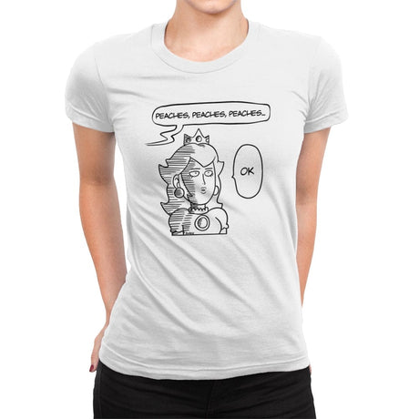 Princess OK - Womens Premium T-Shirts RIPT Apparel Small / White