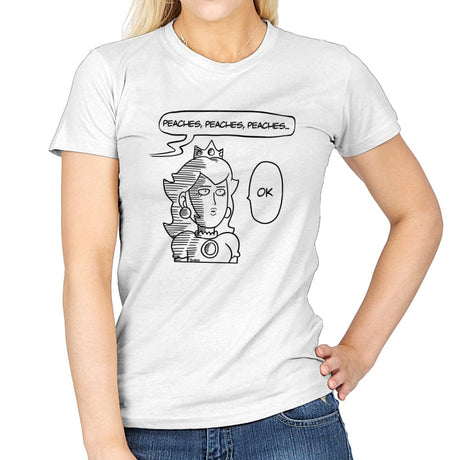 Princess OK - Womens T-Shirts RIPT Apparel Small / White