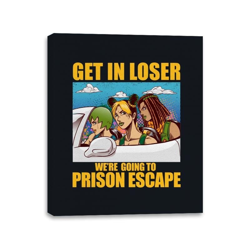 Prison Escape - Canvas Wraps Canvas Wraps RIPT Apparel 11x14 / Black