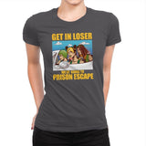 Prison Escape - Womens Premium T-Shirts RIPT Apparel Small / Heavy Metal