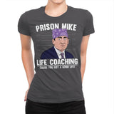 Prison Life Coaching - Womens Premium T-Shirts RIPT Apparel Small / Heavy Metal