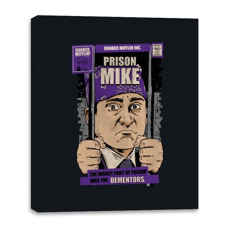 Prison Mike - Canvas Wraps Canvas Wraps RIPT Apparel 16x20 / Black