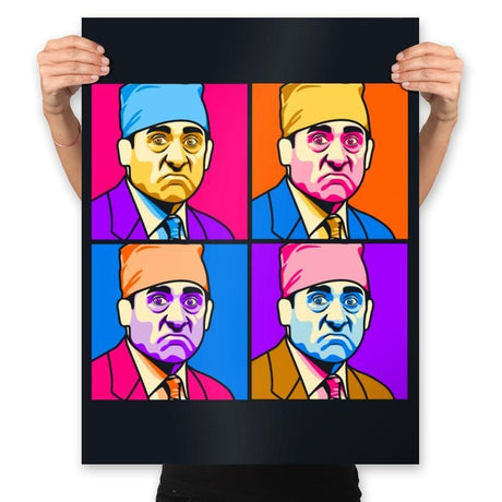 Prison Mike Pop Art - Prints Posters RIPT Apparel 18x24 / Black
