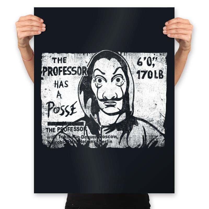 Professor's Posse - Prints Posters RIPT Apparel 18x24 / Black