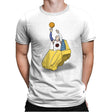 Professor X Jumpshot - Mens Premium T-Shirts RIPT Apparel Small / White