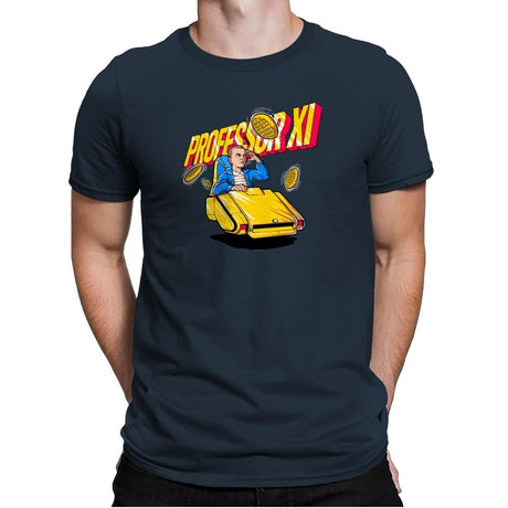 Professor XI Exclusive - Mens Premium T-Shirts RIPT Apparel Small / Indigo