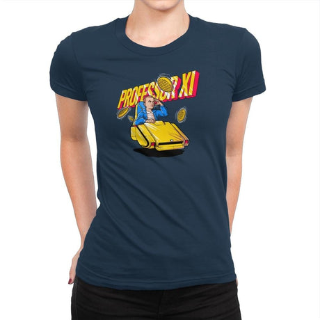 Professor XI Exclusive - Womens Premium T-Shirts RIPT Apparel Small / Midnight Navy