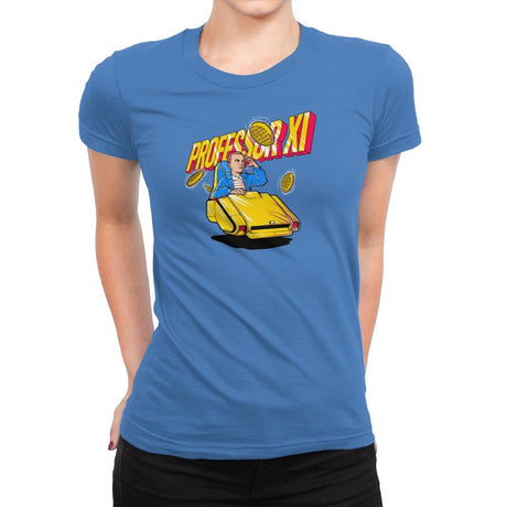 Professor XI Exclusive - Womens Premium T-Shirts RIPT Apparel Small / Tahiti Blue