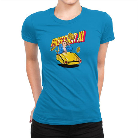 Professor XI Exclusive - Womens Premium T-Shirts RIPT Apparel Small / Turquoise