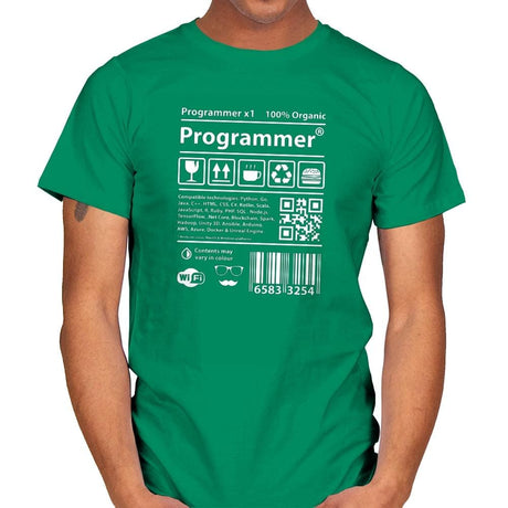 Programmer - Mens T-Shirts RIPT Apparel Small / Kelly Green