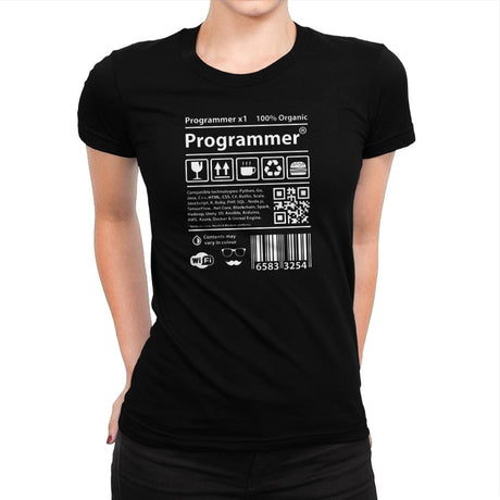Programmer - Womens Premium T-Shirts RIPT Apparel Small / Indigo
