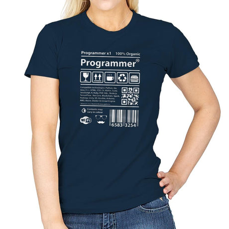 Programmer - Womens T-Shirts RIPT Apparel Small / Navy