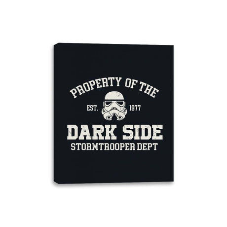 Property of Dark Side - Canvas Wraps Canvas Wraps RIPT Apparel 8x10 / Black