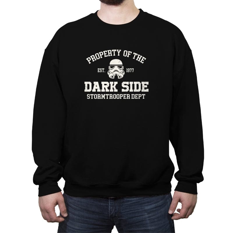 Property of Dark Side - Crew Neck Sweatshirt Crew Neck Sweatshirt RIPT Apparel Small / Black