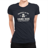 Property of Dark Side - Womens Premium T-Shirts RIPT Apparel Small / Midnight Navy
