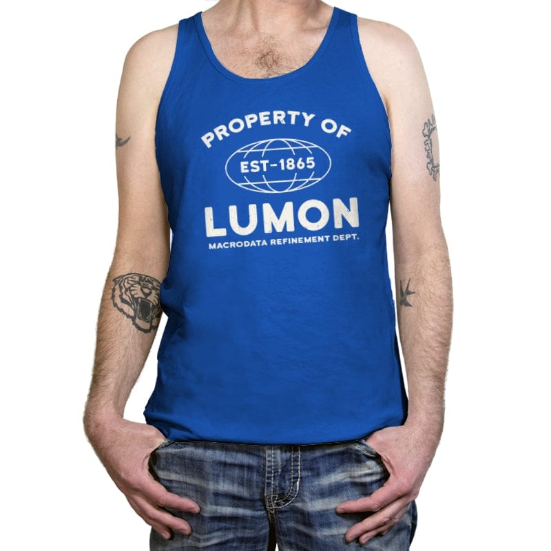 Property of Lumon - Tanktop Tanktop RIPT Apparel X-Small / True Royal