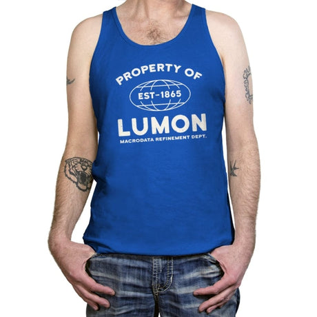 Property of Lumon - Tanktop Tanktop RIPT Apparel X-Small / True Royal