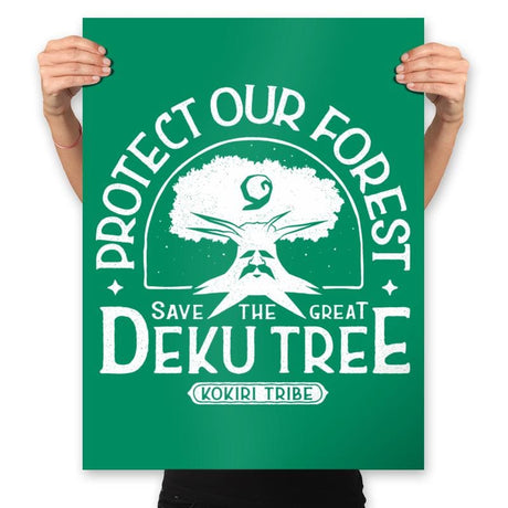 Protect Our Forest - Prints Posters RIPT Apparel 18x24 / Kelly