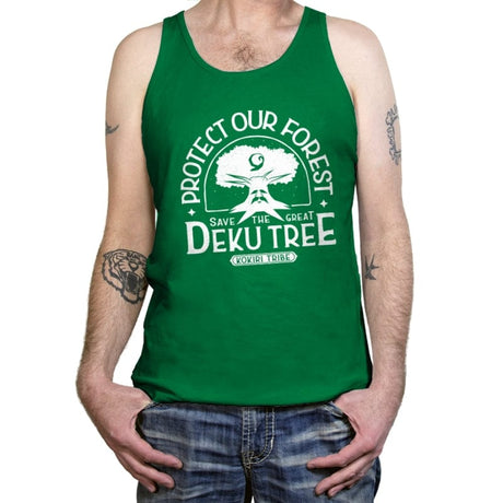 Protect Our Forest - Tanktop Tanktop RIPT Apparel X-Small / Kelly