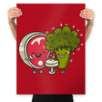 Protein - Prints Posters RIPT Apparel 18x24 / Red