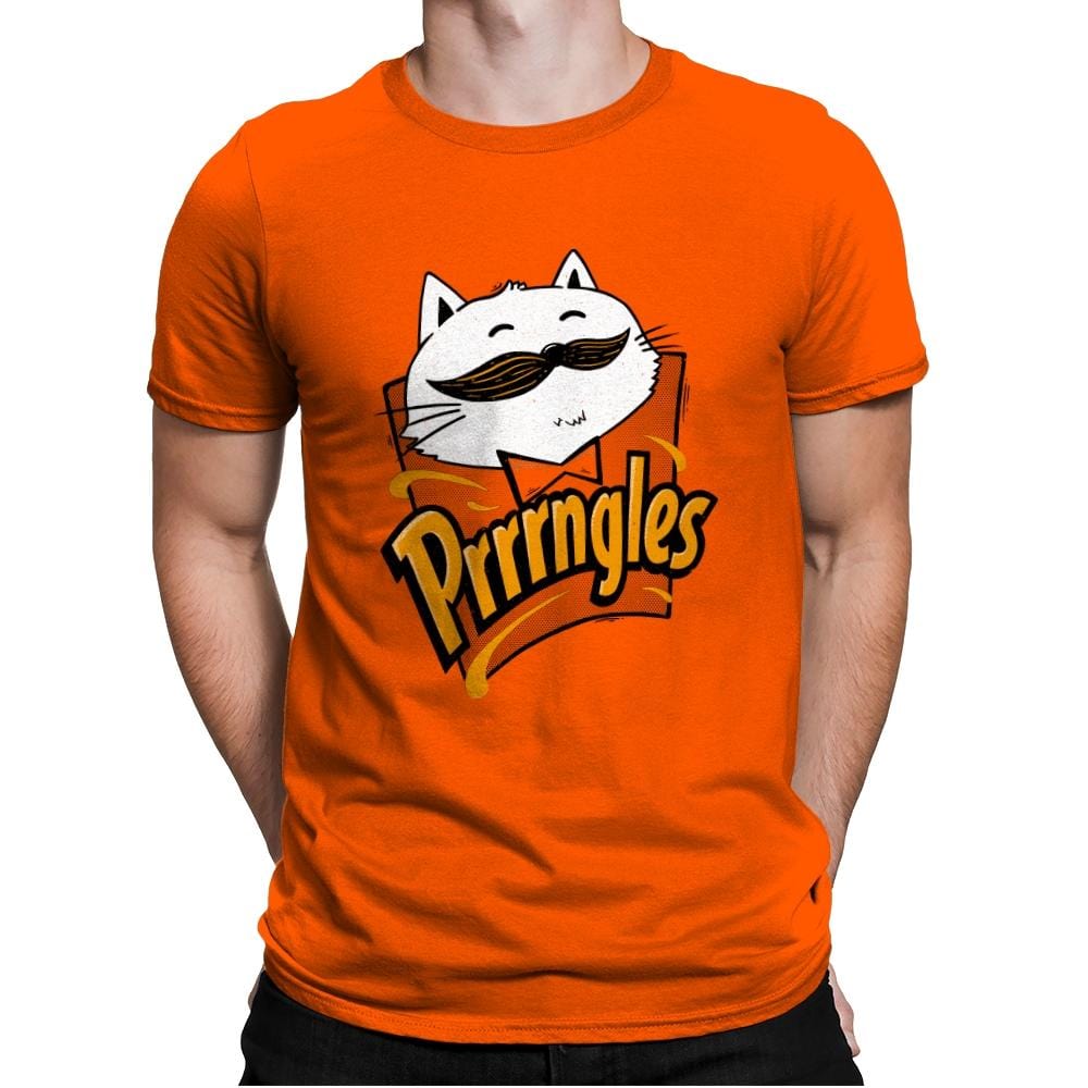 Prrrrngles - Mens Premium T-Shirts RIPT Apparel Small / Classic Orange
