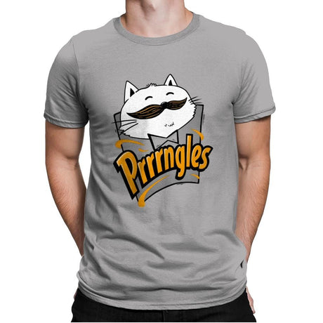 Prrrrngles - Mens Premium T-Shirts RIPT Apparel Small / Light Grey